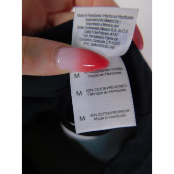 Coexist Imagine Shirt Unise Medium Navy Long Sleeve Graphic Peace Unity Crewneck - Picture 10 of 11